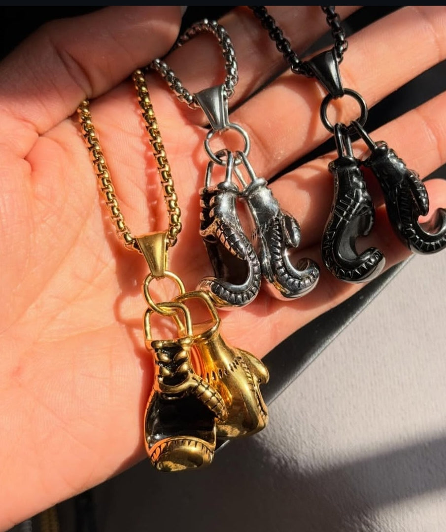 Cadena Con Dije Acero Inoxidable 🥊