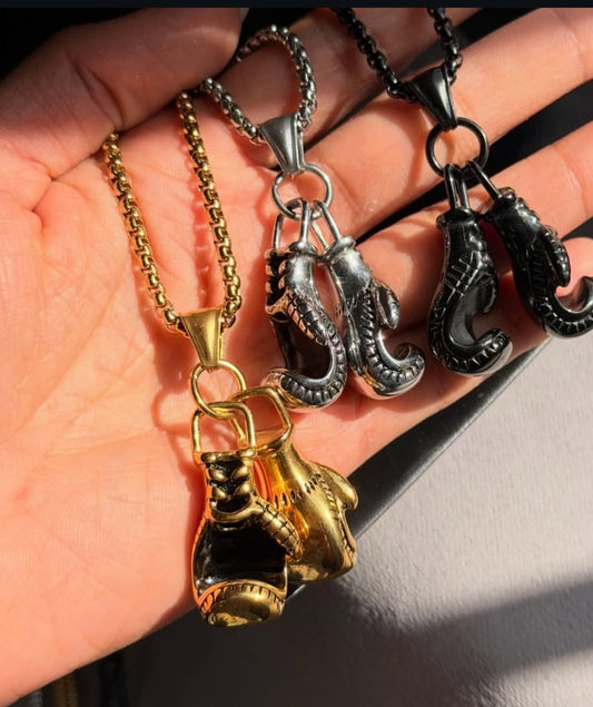 Cadena Con Dije Acero Inoxidable 🥊